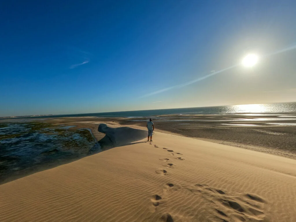 dakhla, mélange mer et sable